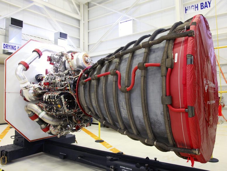 RS-25D Engine in Engine Processing Facility