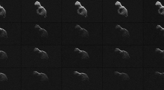 Radar Observations of Asteroid 2014 HQ124