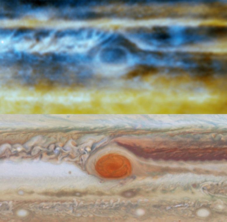 Radio Image Great Red Spot Jupiter