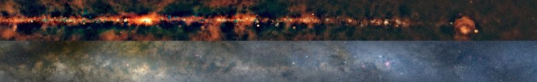 Radio and Visible Views of the Milky Way
