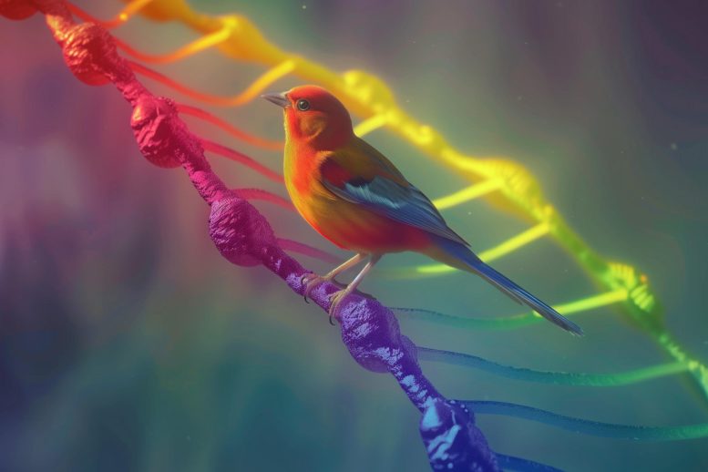 Rainbow Bird DNA Evolution