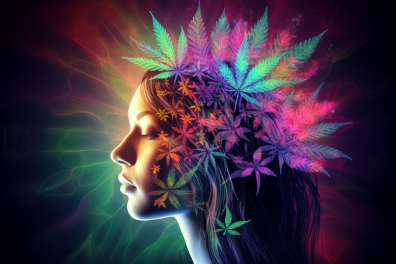 Rainbow Cannabis Brain