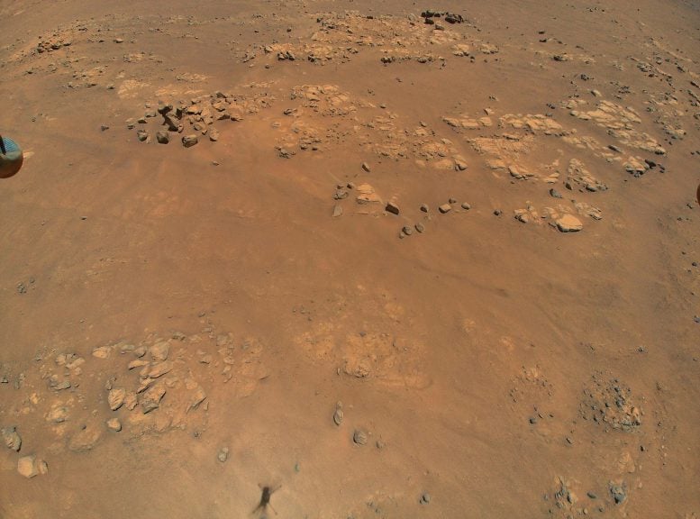 Crestas elevadas Marte: