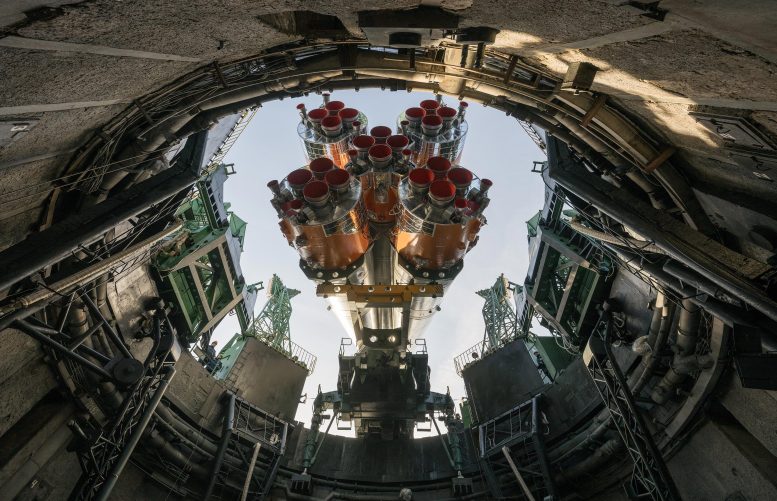 Raising Expedition 71 Soyuz Vertical