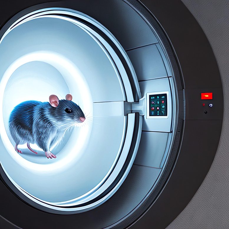 Rat in MRI Scanner