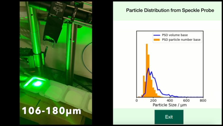 Real-Time Measurement of Particle Size Distribution