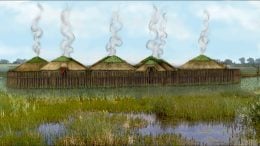 Reconstruction of Bronze Age Settlement