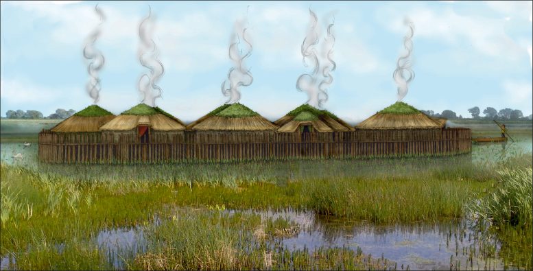 Reconstruction of Bronze Age Settlement