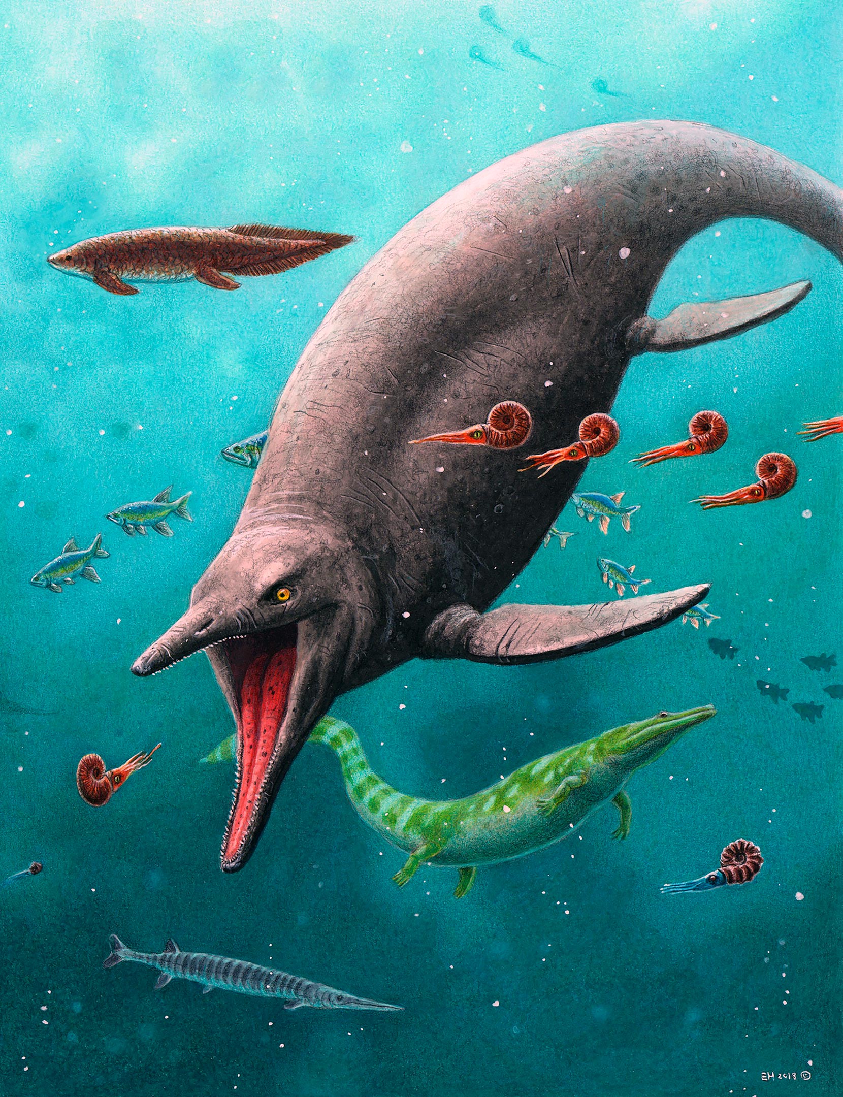 تم العثور على وحش البحر في عصر الديناصورات في جزيرة القطب الشمالي النائية