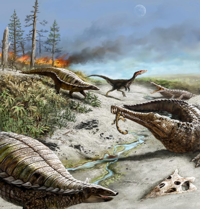 Reconstructing the Late Triassic ecosystem from Ghost Farm