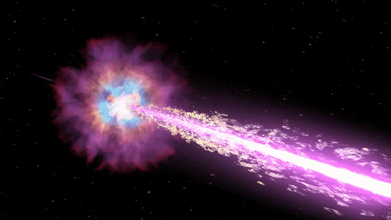 Record gamma ray burst