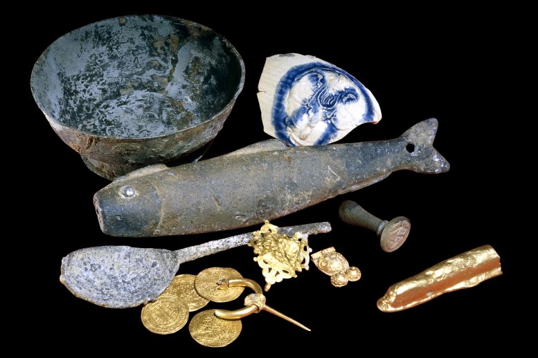 Recovered Artifacts From the Dom Van Keulen Shipwreck