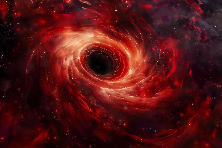 Red Black Hole Concept