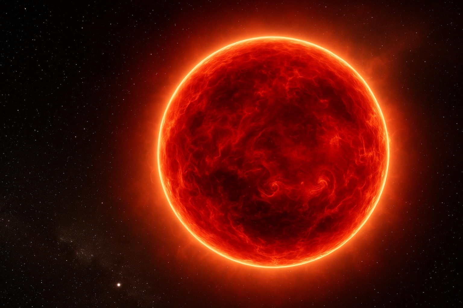 Red Color Star 50-Year Stellar Mystery Solved With Powerful Supercomputers