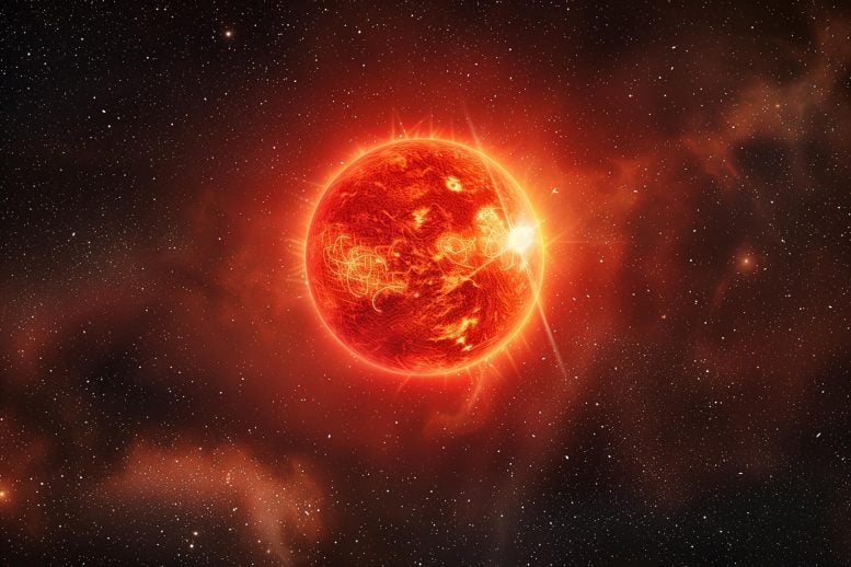 Red Supergiant Star Art Concept