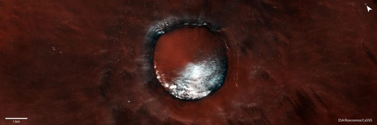 Kırmızı Kadife Mars Krateri