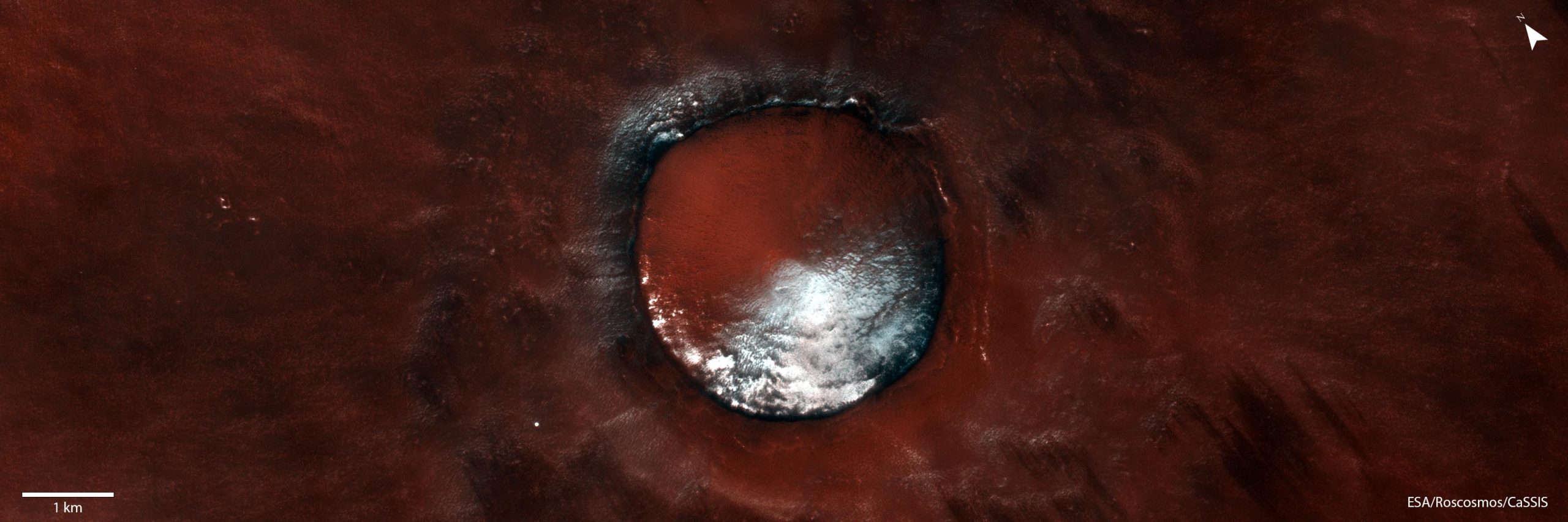 Red Velvet Mars – ExoMars Trace Gas Orbiter Captures Delightful Image thumbnail