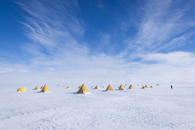 Remote Field Camp in West Antarctica