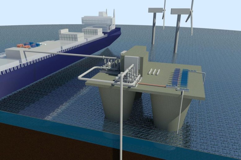 Removing Carbon Dioxide From Ocean Desalination Plant