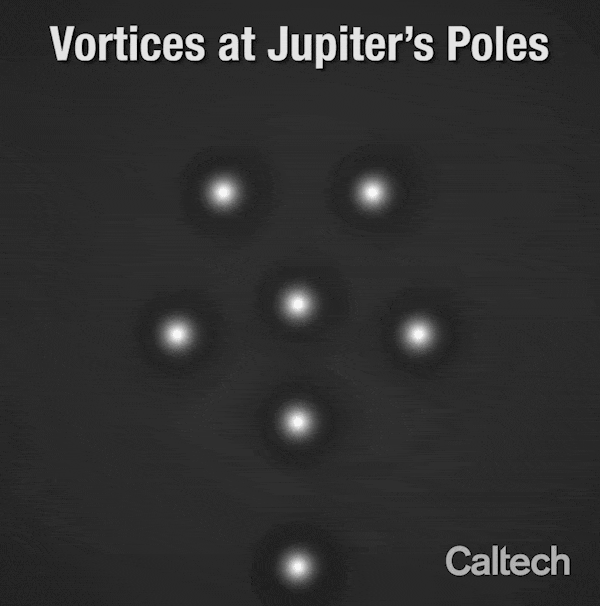 Repelling Vortices Jupiter