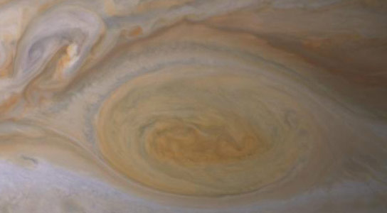 Research Shows Sunlight Produces the Color of Jupiter's Great Red Spot