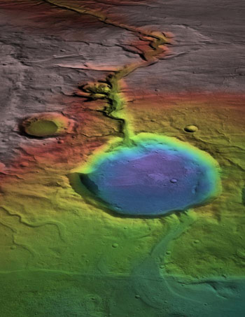 Research Shows Warmth and Flowing Water on Early Mars