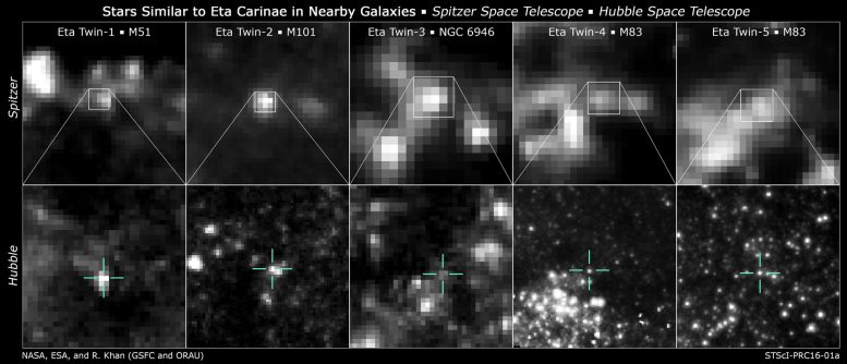 Researchers Find Eta Twins in Four Galaxies