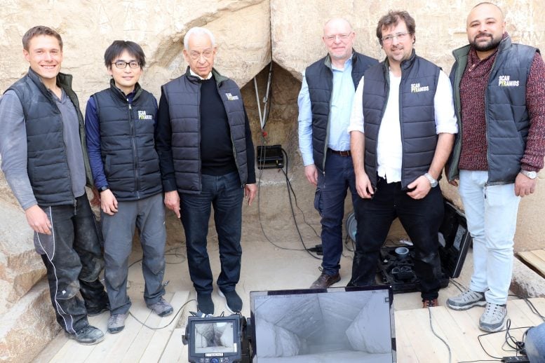 Researchers Unknown Chamber Cheops Pyramid of Giza