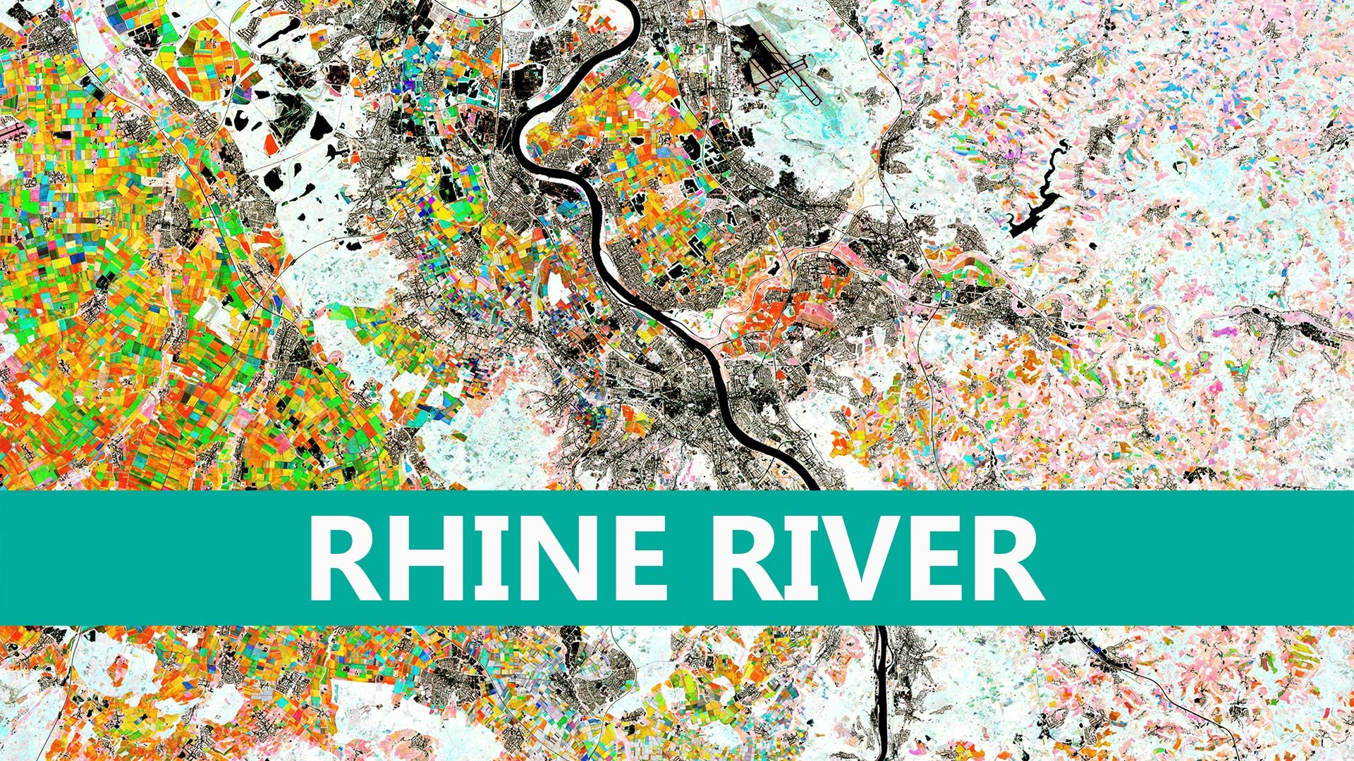 Vom Weltraum aus die Erde erkunden: Der Rhein, Deutschland [Video]