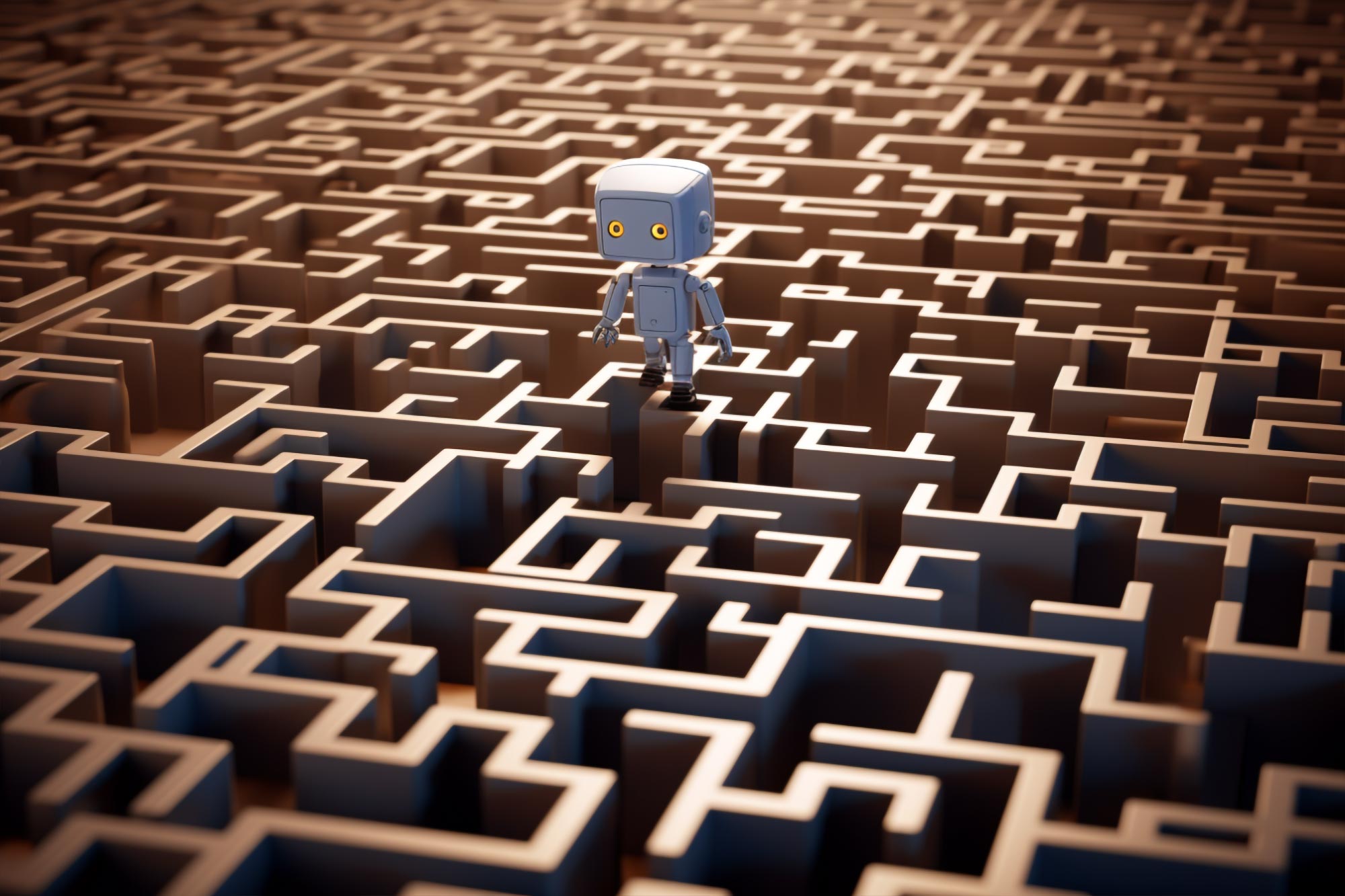 Un robot « sans cervelle » capable de naviguer dans des labyrinthes complexes