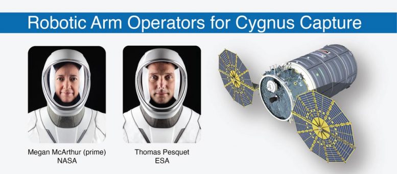 Robotic Arm Operators for Cygnus Capture