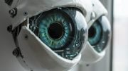 Robotic Eye Computer Vision Art Concept