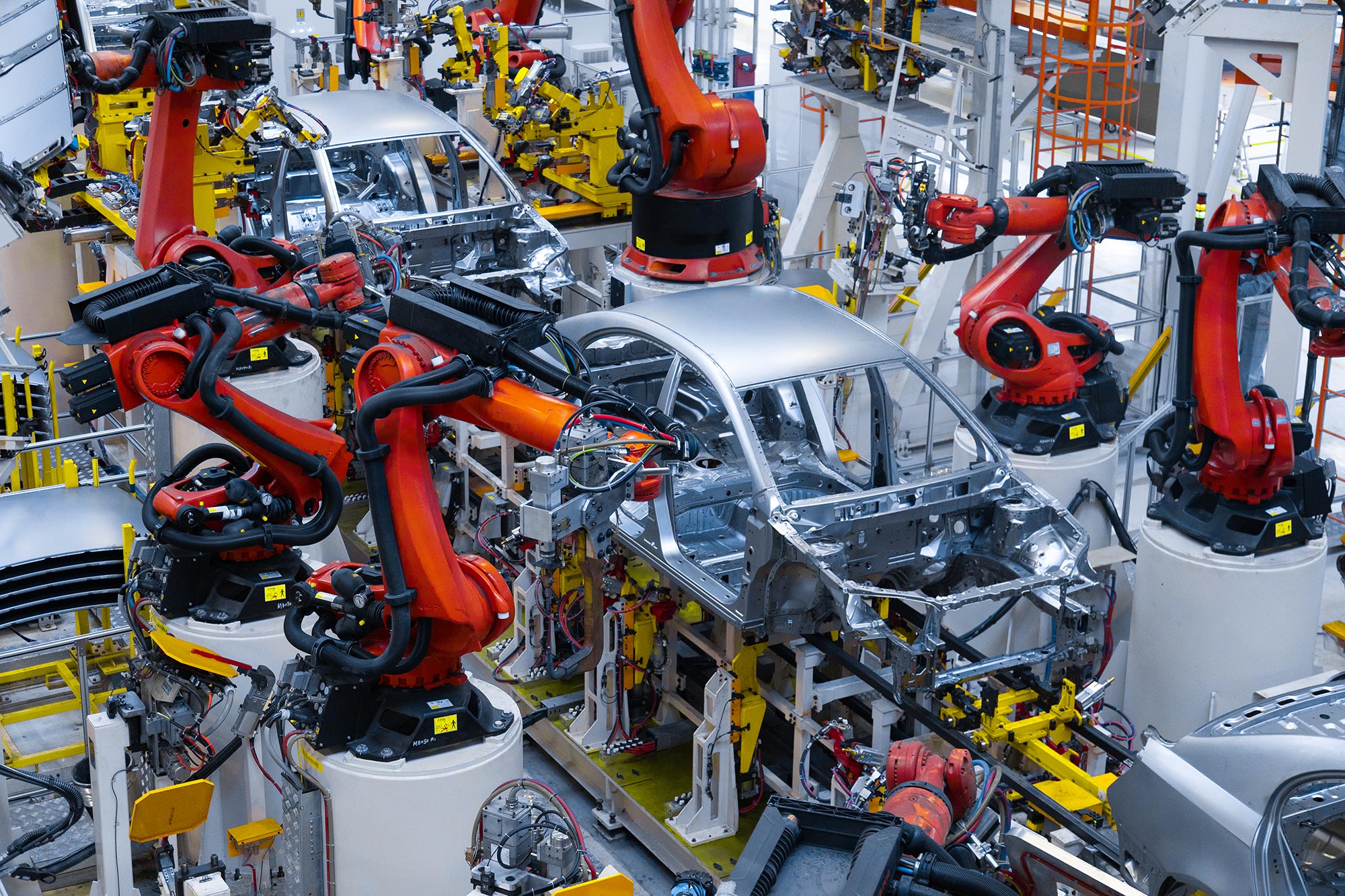agv robots at toyota manufacturing