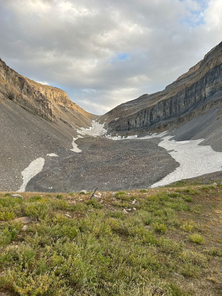 Rock Glacier Under Utah’s Mount Timpanogos