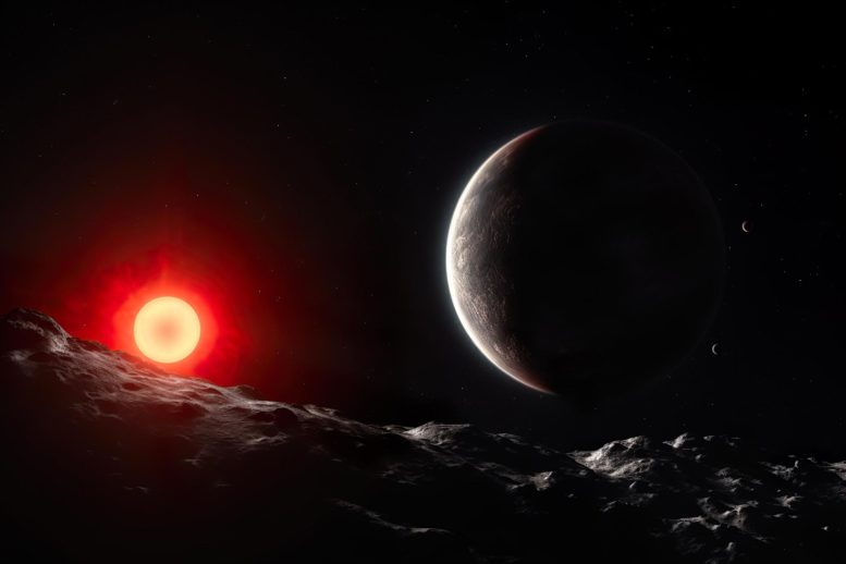 Rocky Exoplanet Illustration