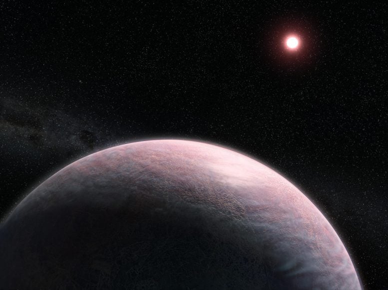 Skalni eksoplanet kroži okoli zvezde rdeče pritlikave