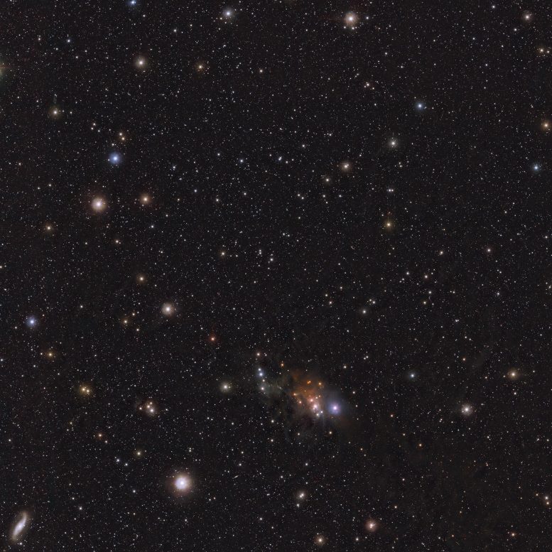 Rogue Planet Cha 1107-7626 Location Infrared