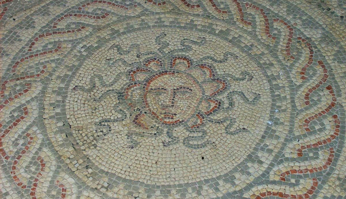 Roman Mosaic Floor at Bignor Roman Villa