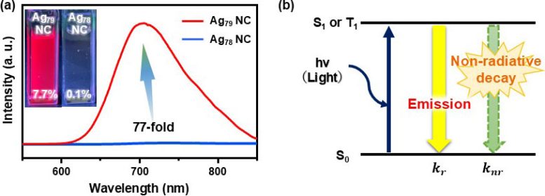 Room Temperature PL Emission for Both Ag NC in the Solution Medium