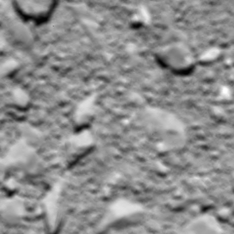 Rosetta's Last Image of Comet 67P/Churyumov-Gerasimenko