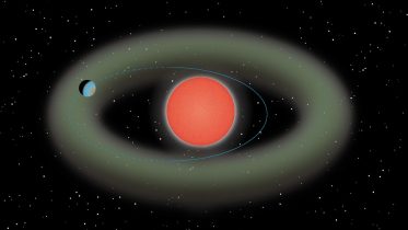 Super-Earth Found Near the Habitable Zone of Red Dwarf