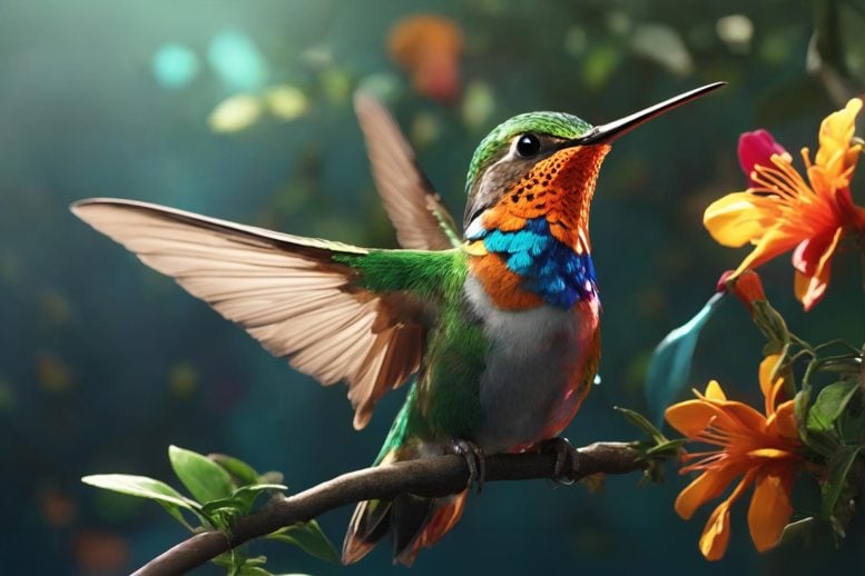 Ruby throated Hummingbird