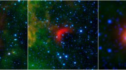 Runaway Stars Leave Infrared Waves in Space