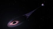 Runaway Supermassive Black Hole Illustration
