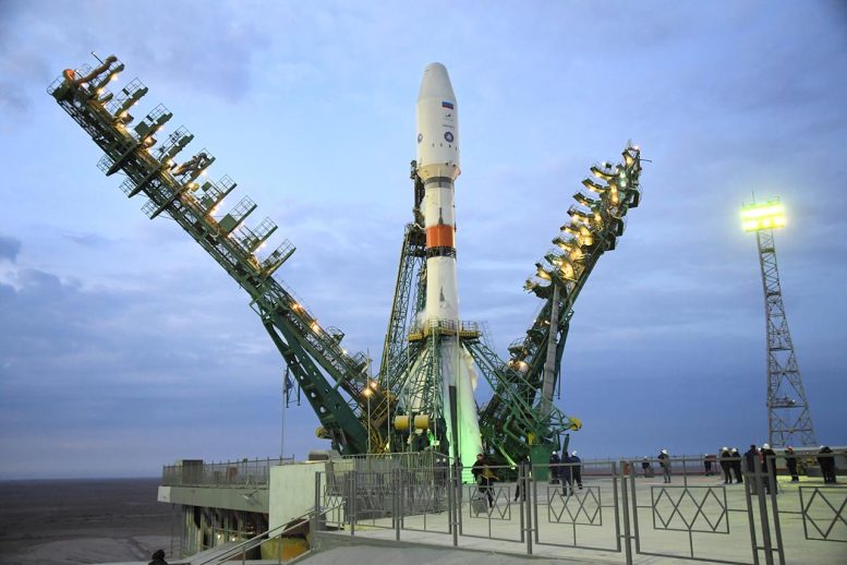 Russian Progress Spacecraft Launch Baikonur Cosmodrome