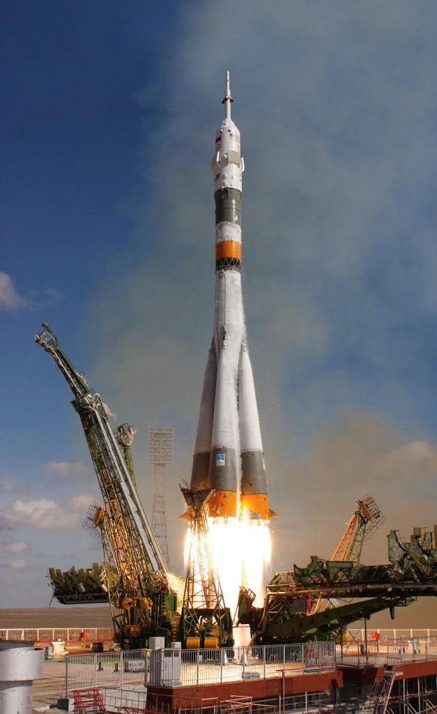 Russian Soyuz Rocket Liftoff