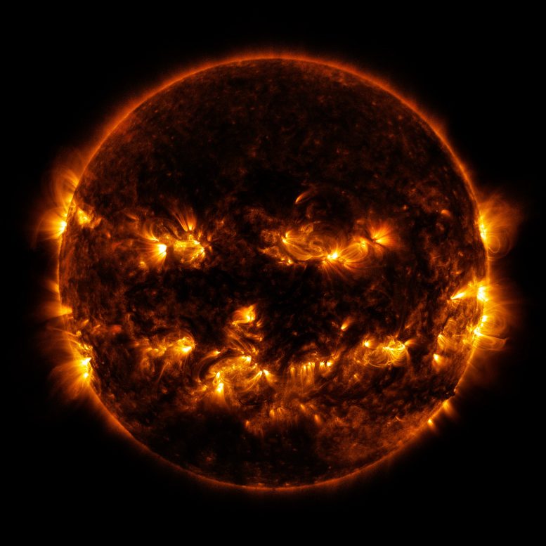 SDO Jack-o-Lantern Sun Image
