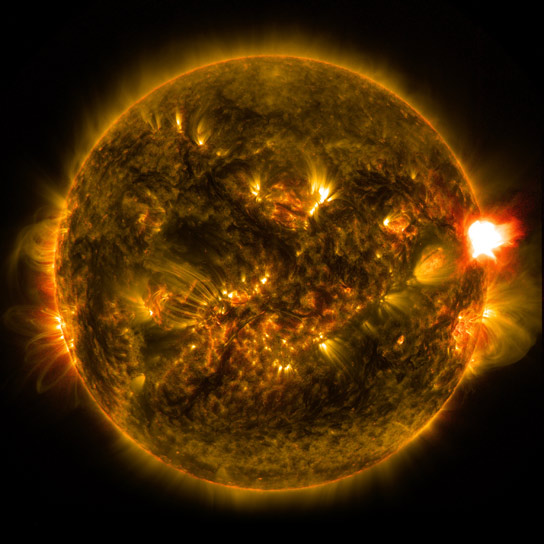 SDO Spots First Notable Solar Flare of 2015