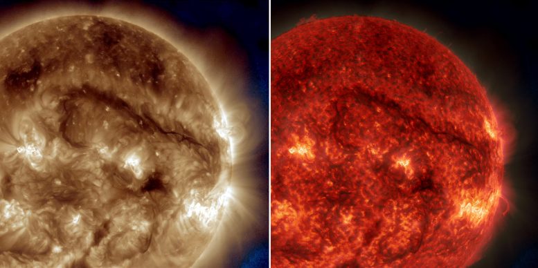 SDO Watches Giant Filament on the Sun