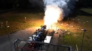 SLS Booster Rocket Fire